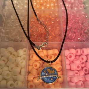 Blue Kitten necklace